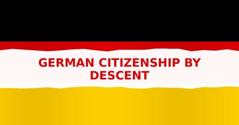 German citizenship by descent