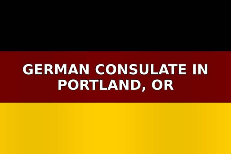 German consulate in Portland, OR