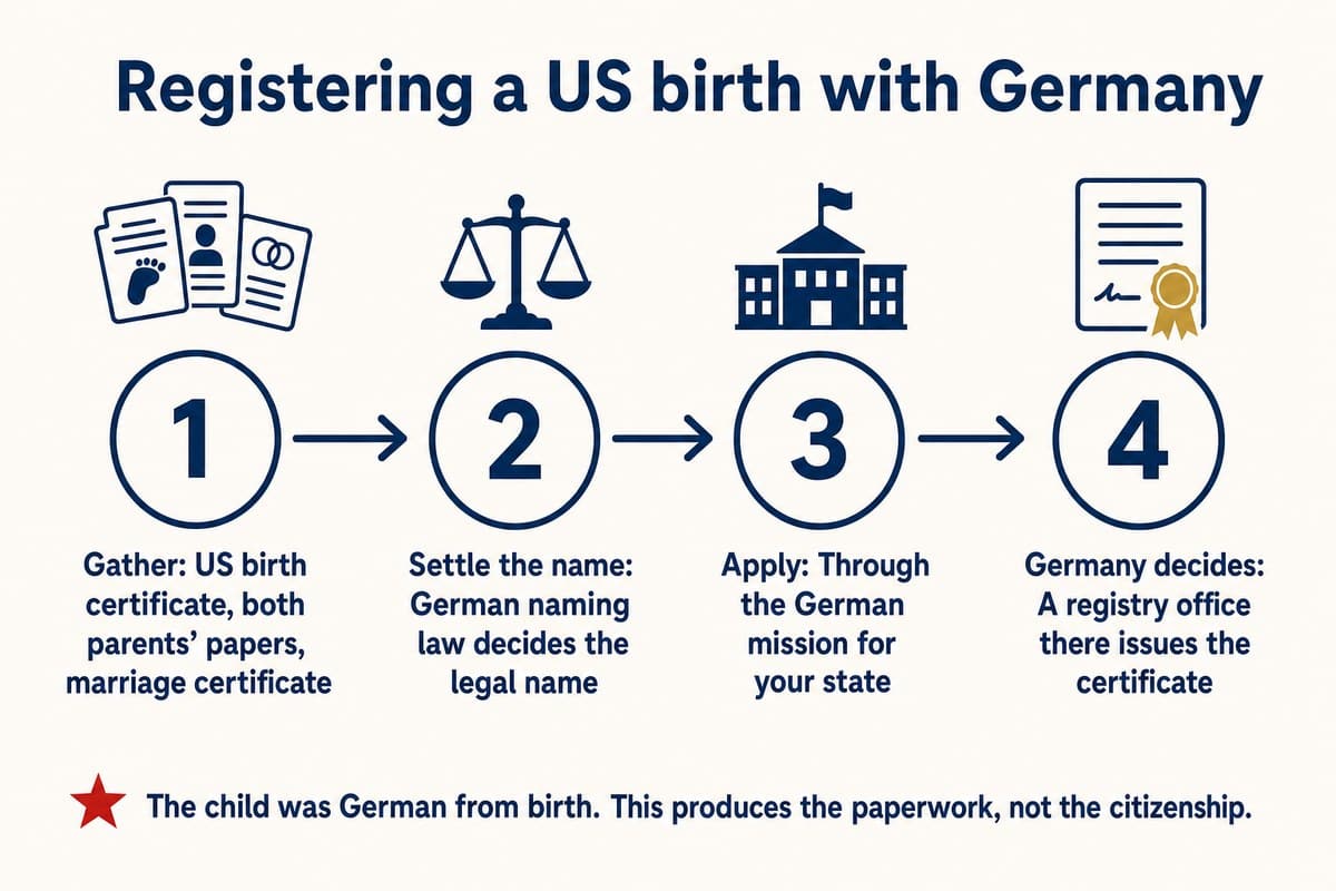 Registering a US birth with Germany