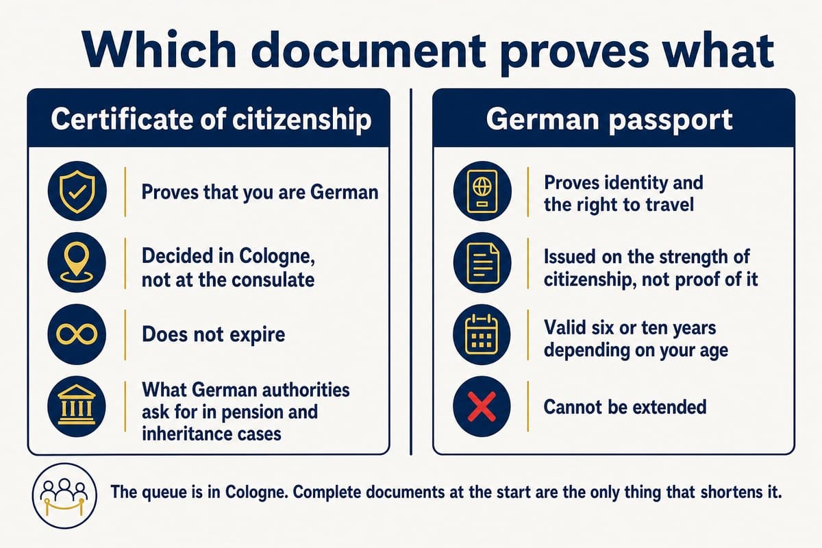 Which document proves what
