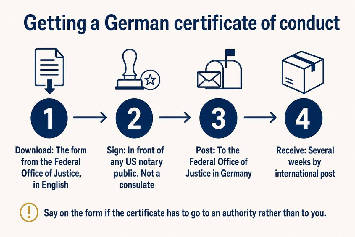 Getting a German certificate of conduct